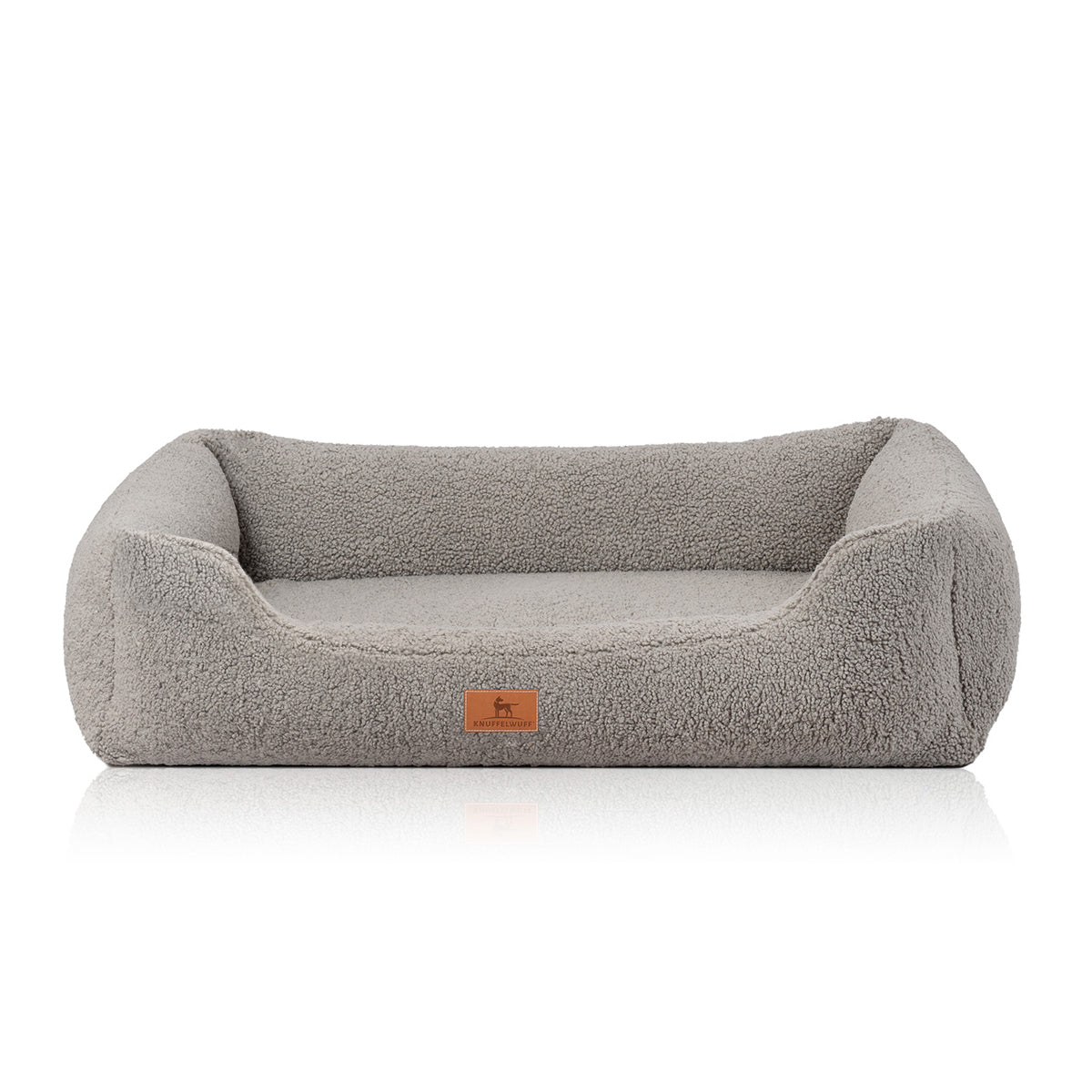 Knuffelwuff orthopädisches Hundebett Wollekopp aus kuscheligem Teddy Material
