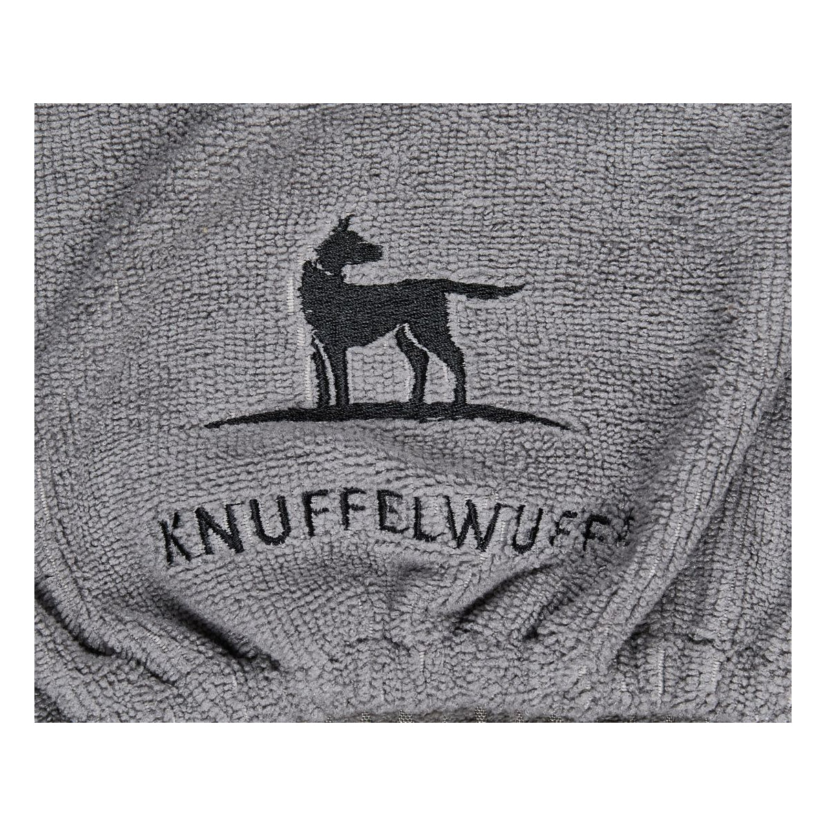 Knuffelwuff saugstarkes Hundehandtuch aus Mikrofaser mit praktischen Handtaschen
