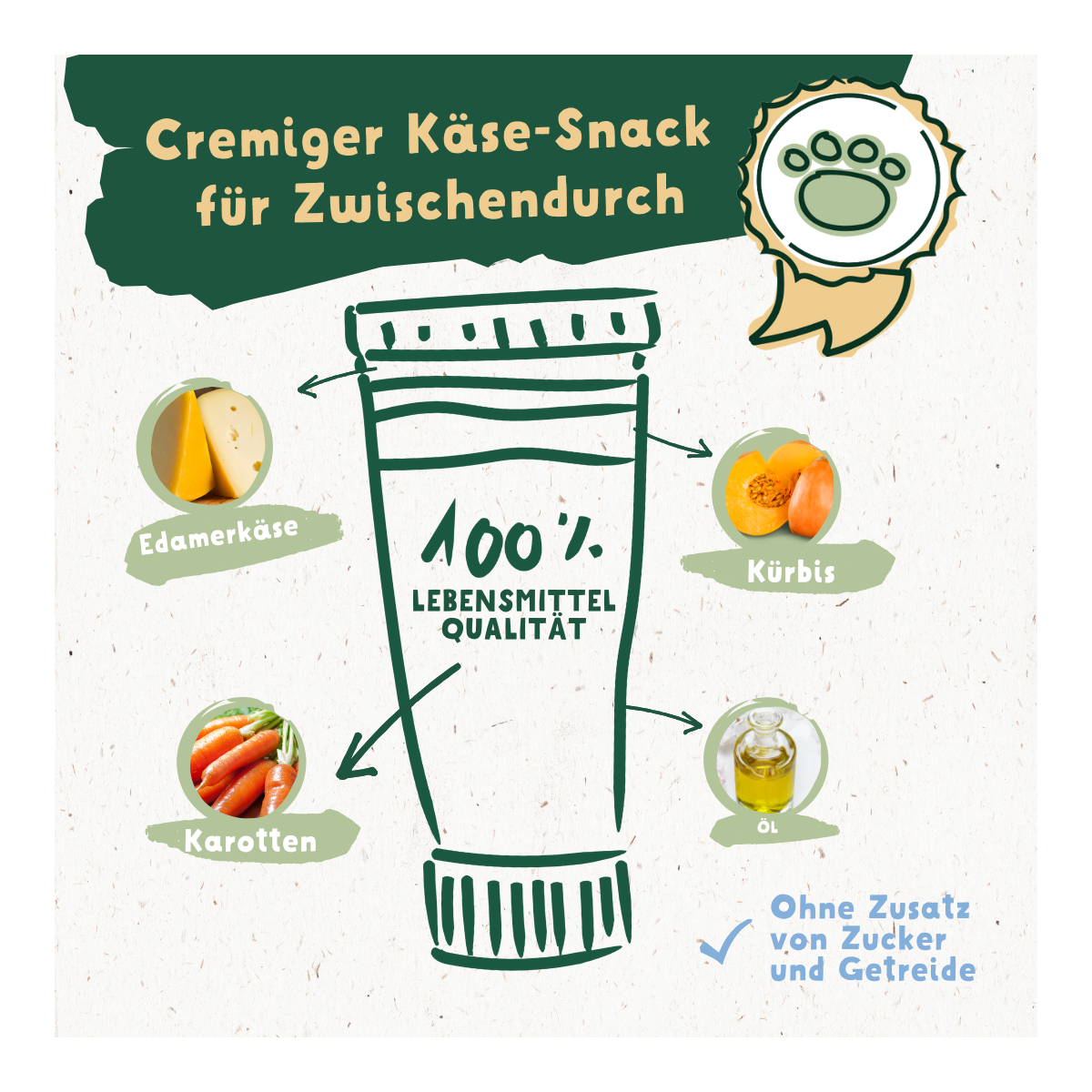 Knuffelwuff Tuben Snack
