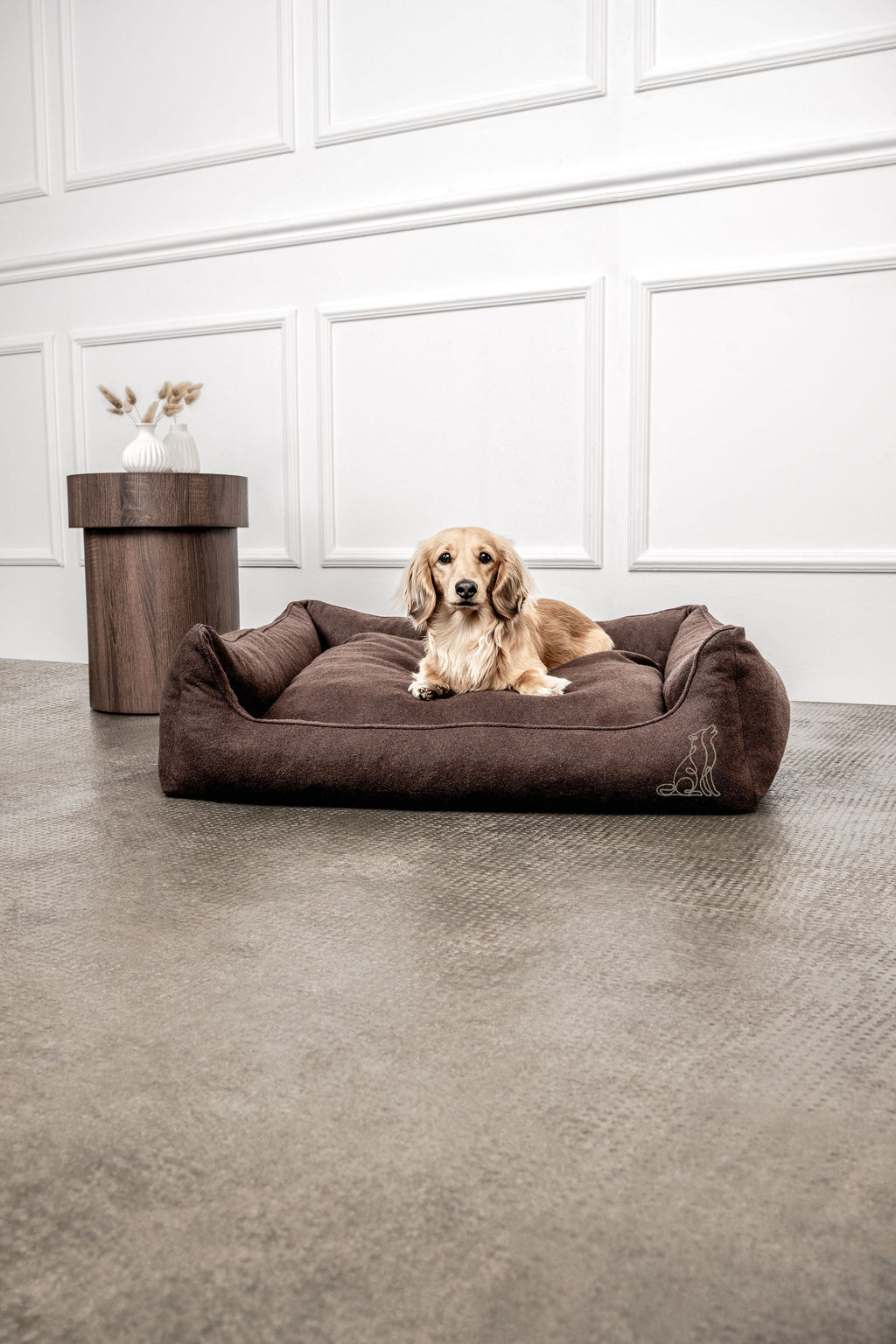 Hundebett Belle Dunkelbraun