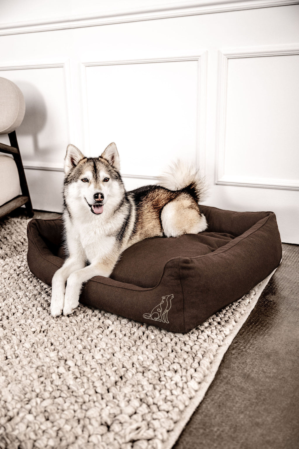 Hundebett Belle Dunkelbraun