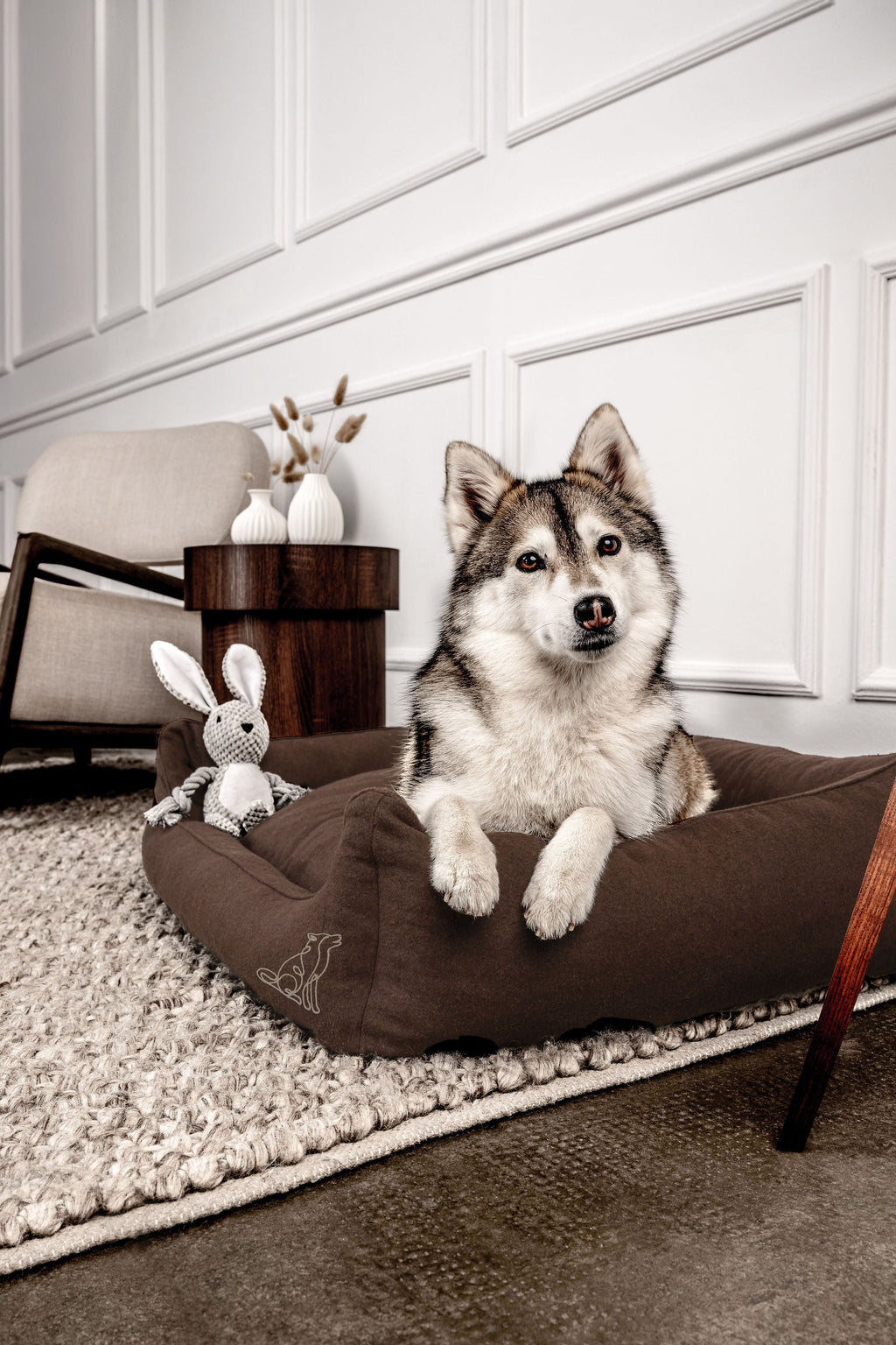 Hundebett Belle Dunkelbraun