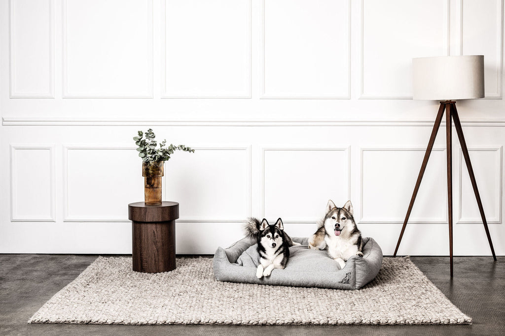 Hundebett Belle Hellgrau