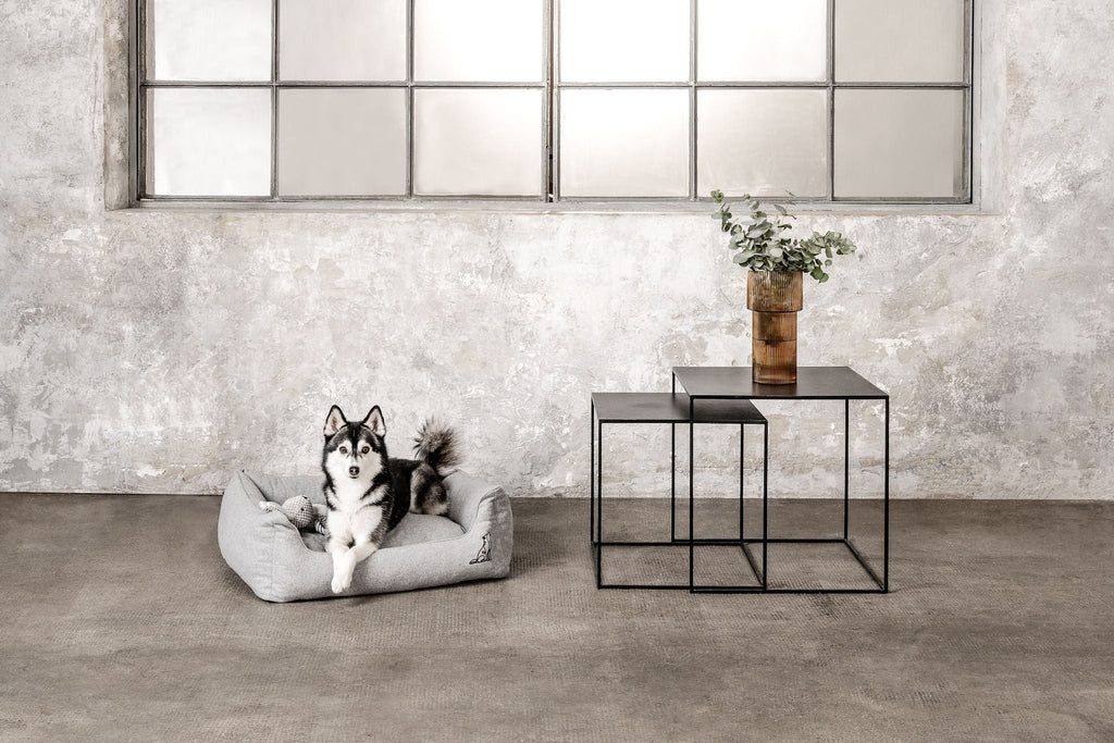 Hundebett Belle Hellgrau