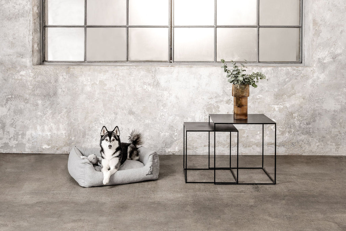 Hundebett Belle Hellgrau