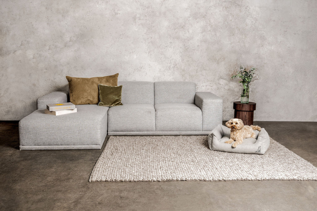 Hundebett Belle Hellgrau
