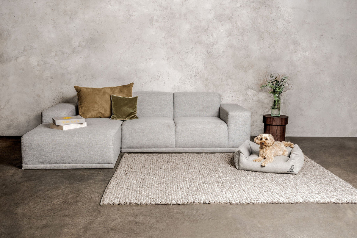 Hundebett Belle Hellgrau
