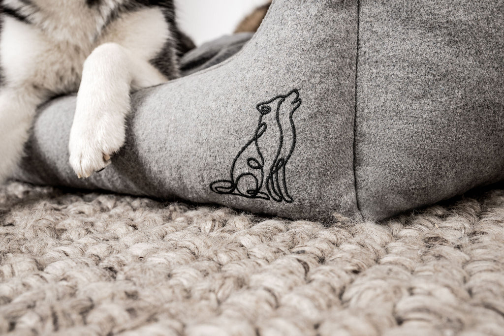 Hundebett Belle Hellgrau