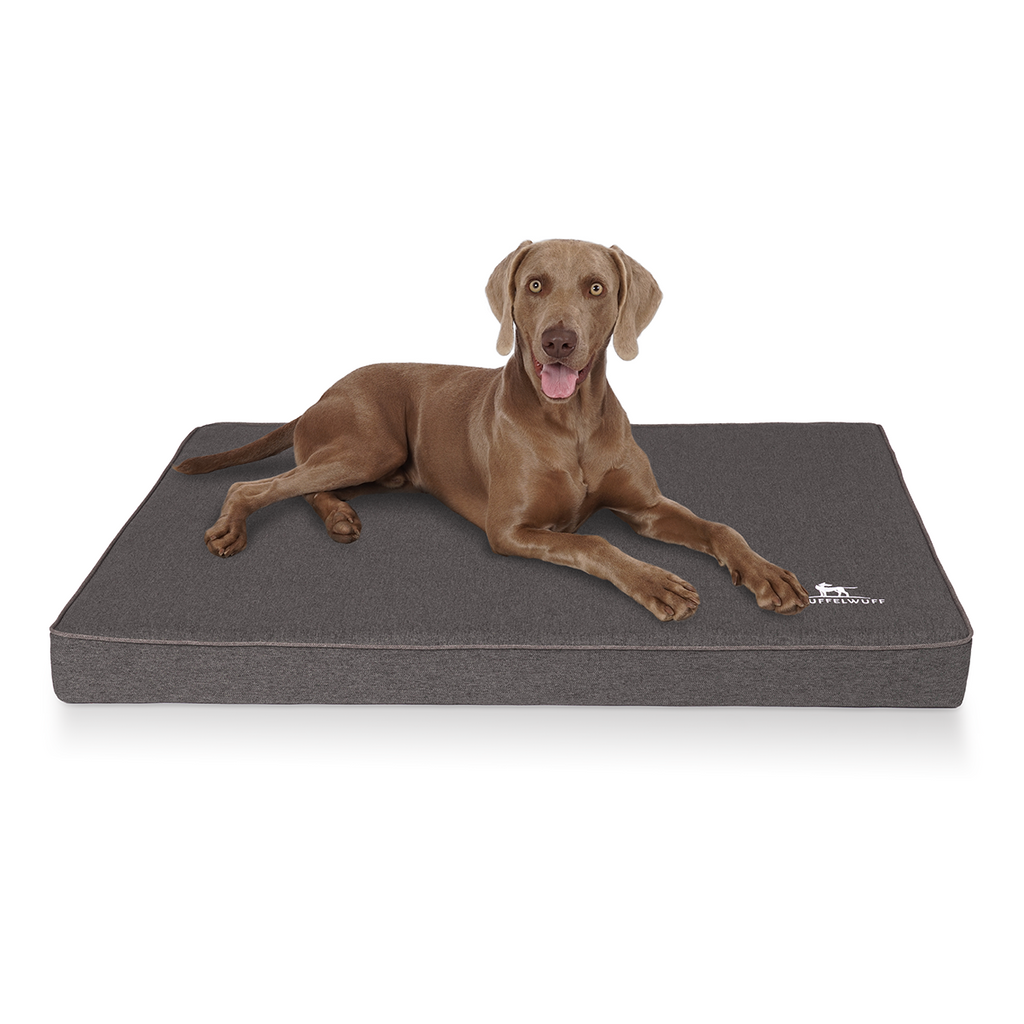Orthopädische Hundematte Nantucket aus Velours mit Handwebcharakter