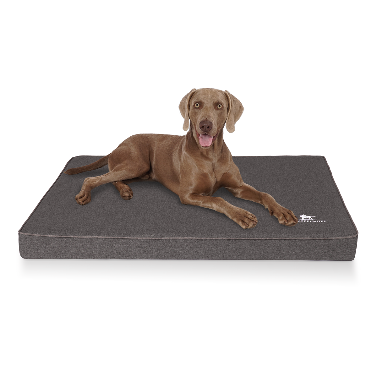 Orthopädische Hundematte Nantucket aus Velours mit Handwebcharakter