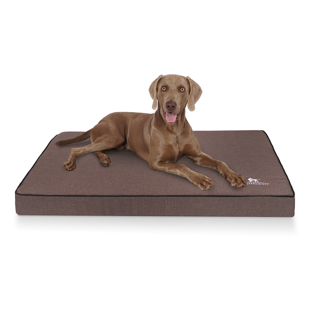 Orthopädische Hundematte Nantucket aus Velours mit Handwebcharakter