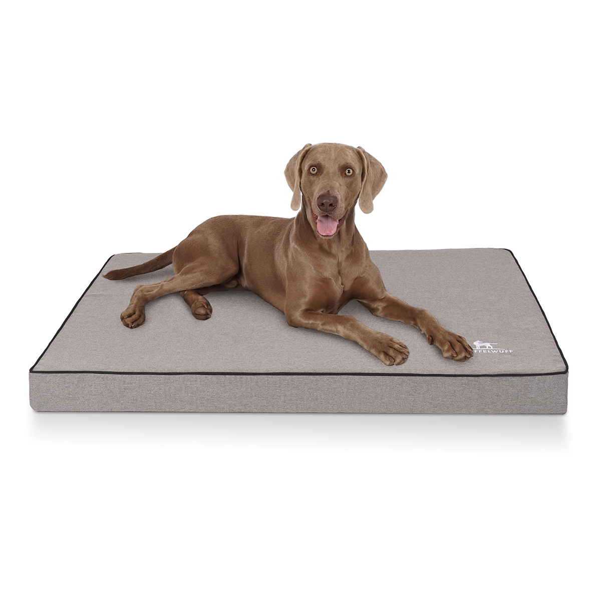 Orthopädische Hundematte Nantucket aus Velours mit Handwebcharakter