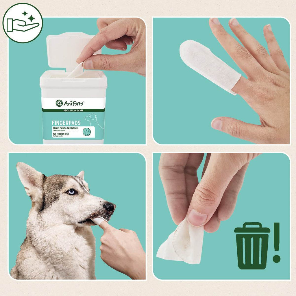 AniForte Denta Clean & Care Fingerpads – Herstellerbild 4
