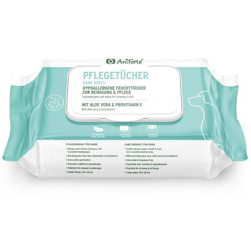AniForte Pflegetücher Aloe Vera 100 Stück – Herstellerbild 1